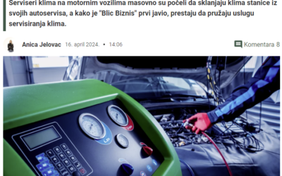 Blic Biznis: Ovo je glavni razlog zašto se ukida servis auto-klima u Srbiji: Cene već skaču