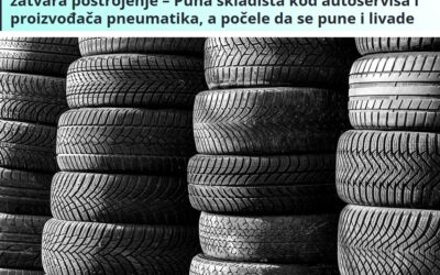 SRDA: Recikleri guma ne preuzimaju otpad, jedna firma zatvara postrojenje – Puna skladišta kod autoservisa i proizvođača pneumatika, a počele da se pune i livade